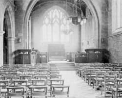 Church Interior before the pews